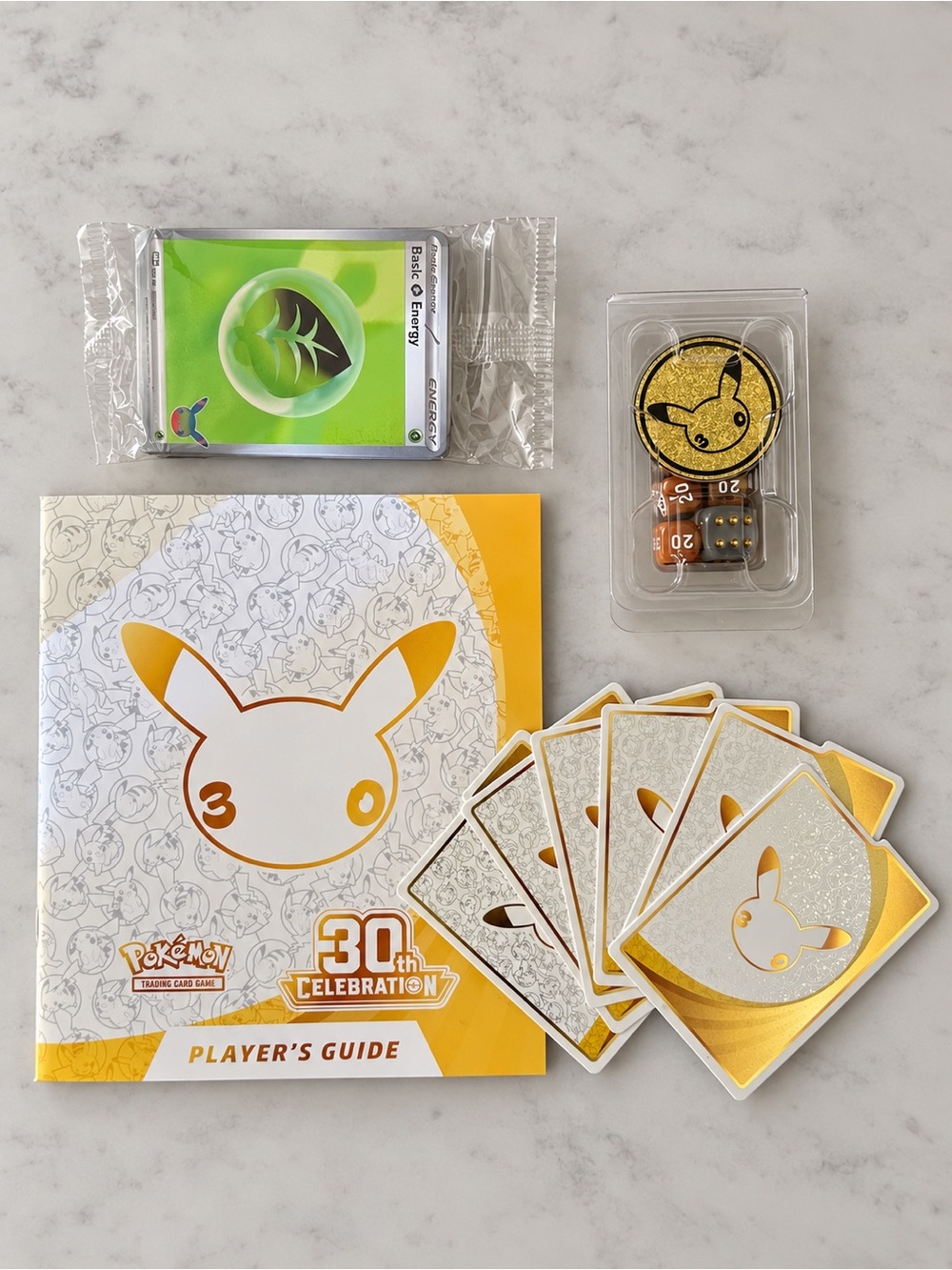 Pokémon TCG 30th Celebration Elite Trainer Box Accessories Lot
